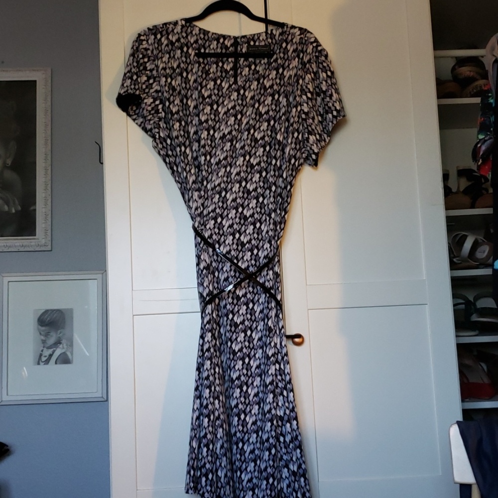 Jessica Howard Fit & Flare abstract print dressJes